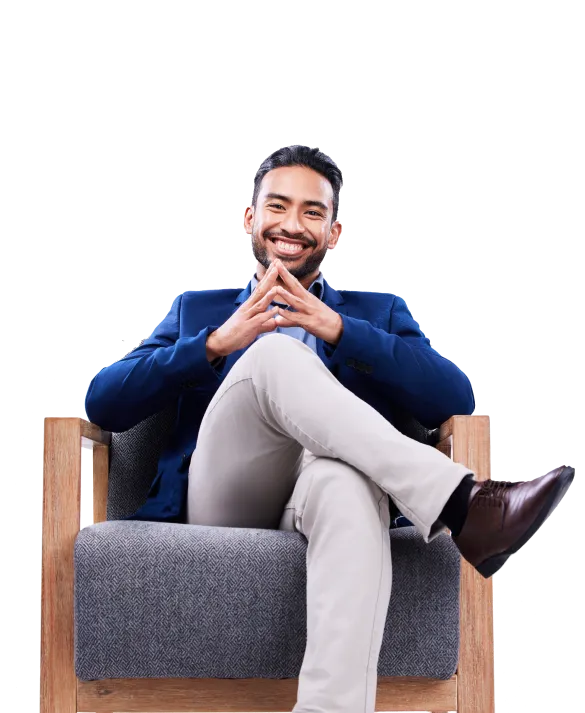 a man holding a smartphone in his hand